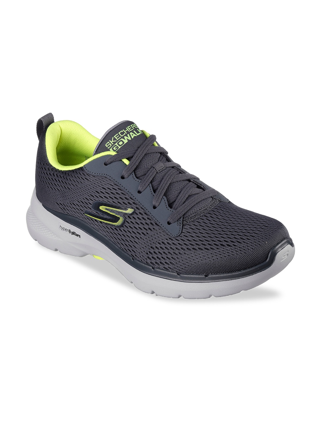 

Skechers Men GO WALK 6 - AVALO 2.0 Walking Sports Shoes, Grey