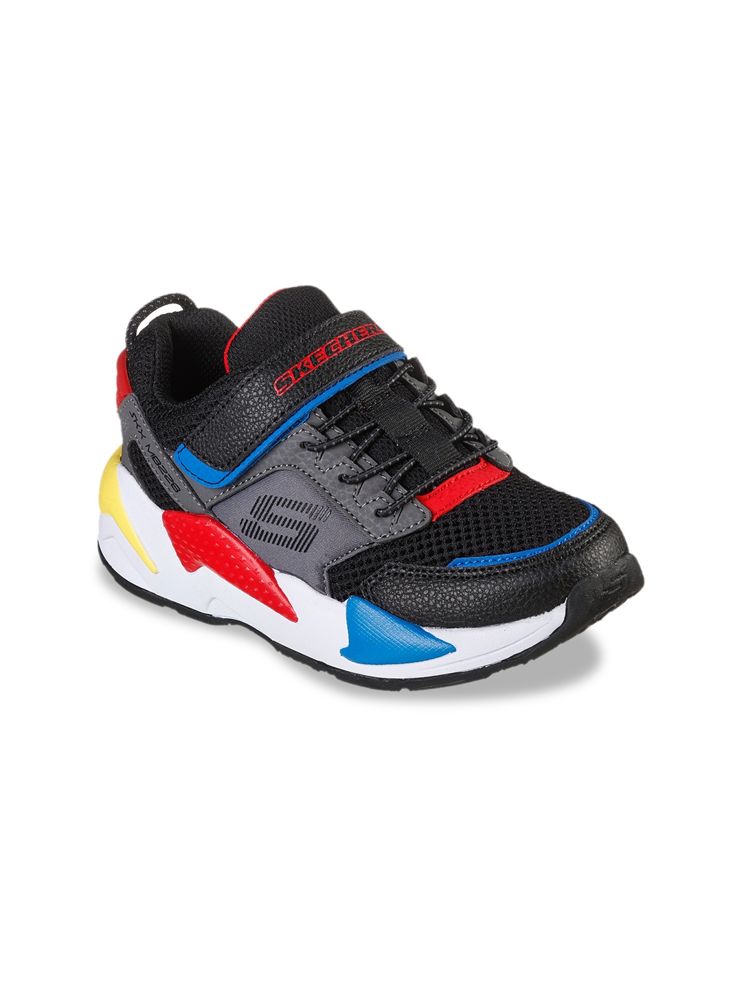 

Skechers Boys ULTRASURGE - NOVOX Color-Blocked Casual Sneakers, Black