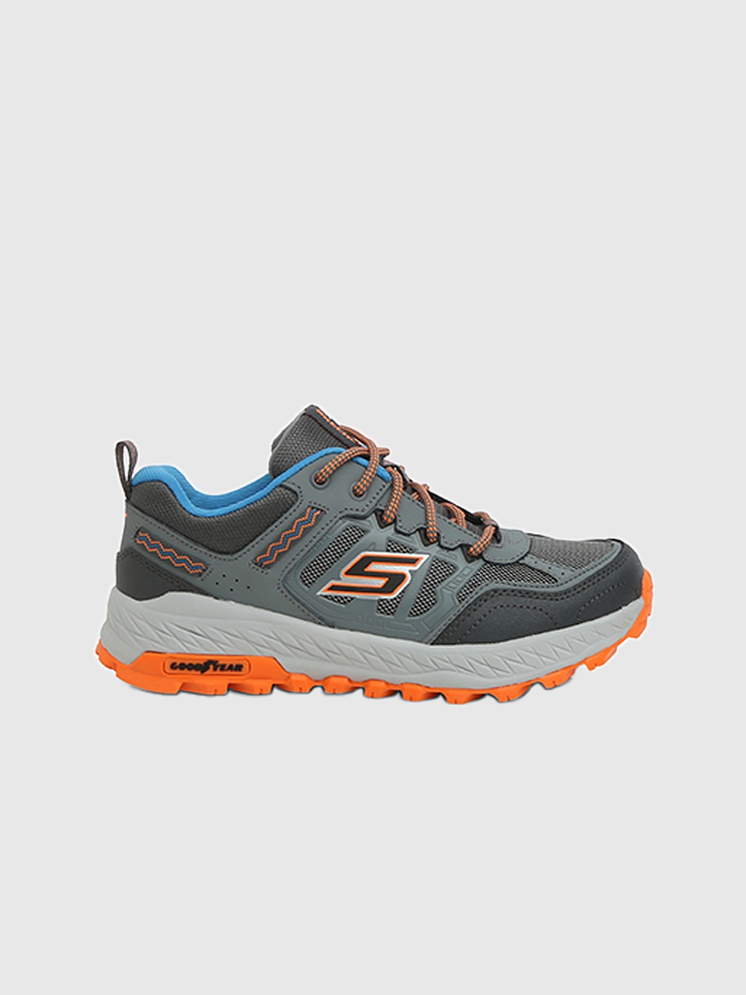 

Skechers Boys FUSE TREAD Woven-Design Casual Sneakers, Grey
