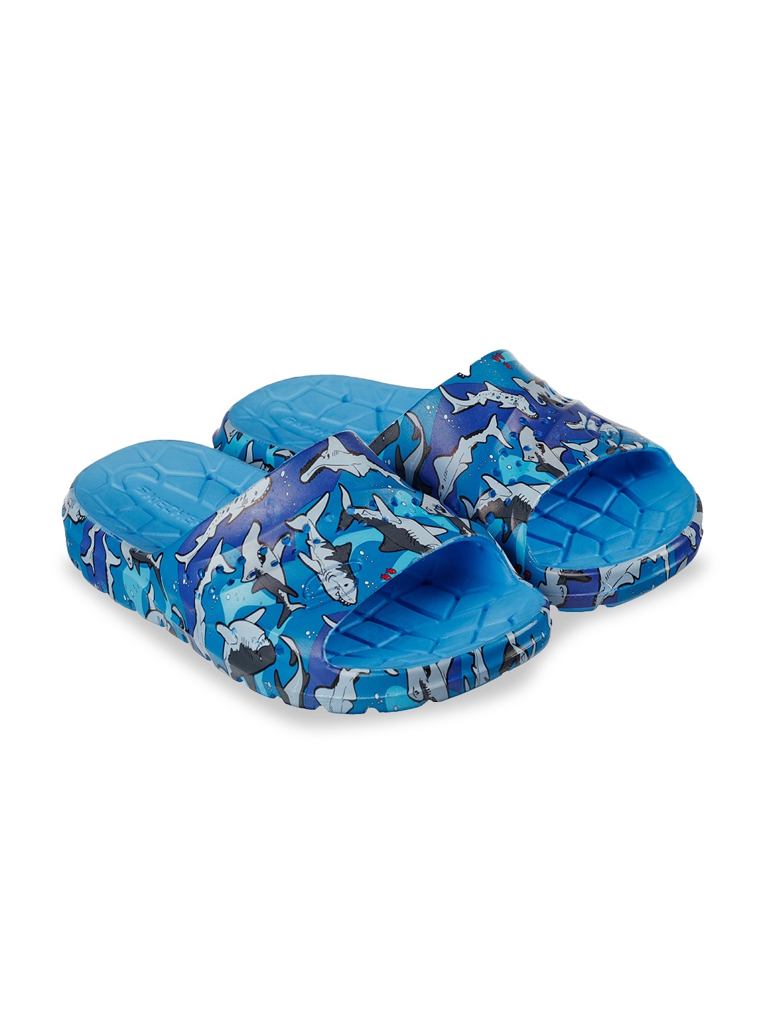 

Skechers HOGAN Boys Dangerous Waters Printed Sliders, Blue