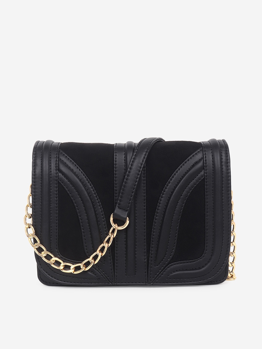 

Black Spade Structured Sling Bag