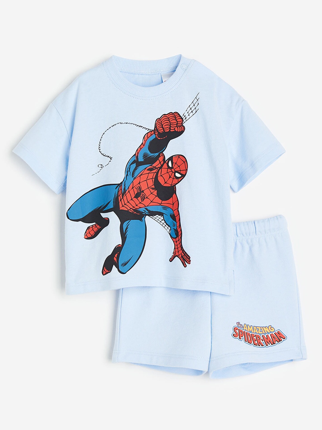 

H&M Boys Spiderman 2-piece Printed Set, Blue