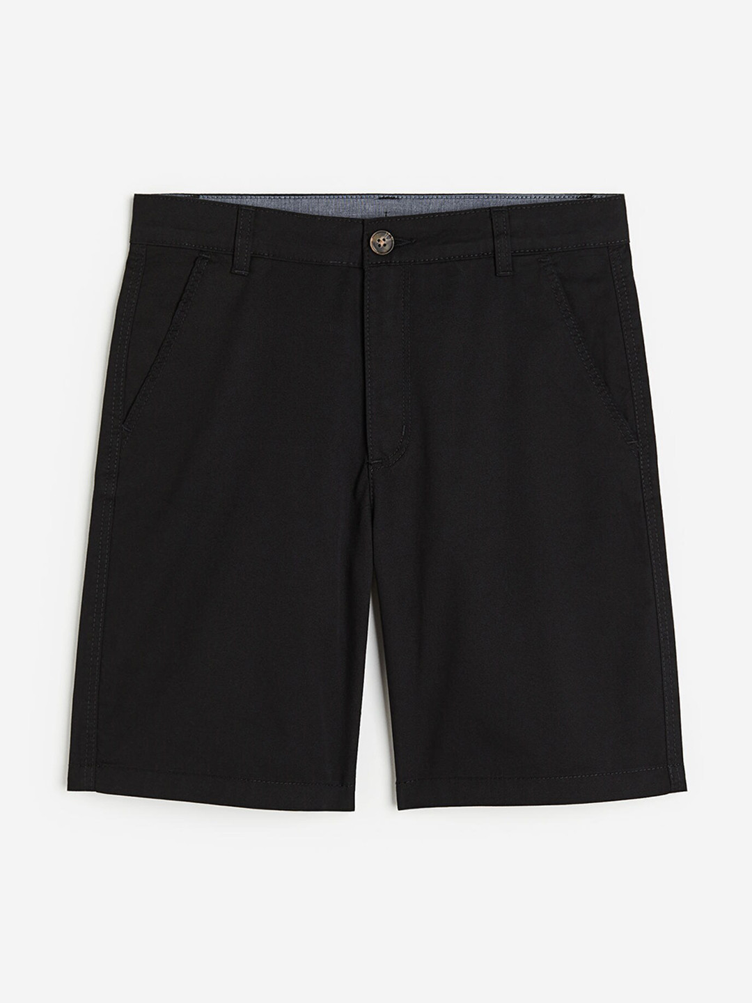 

H&M Boys Cotton Chino Shorts, Black