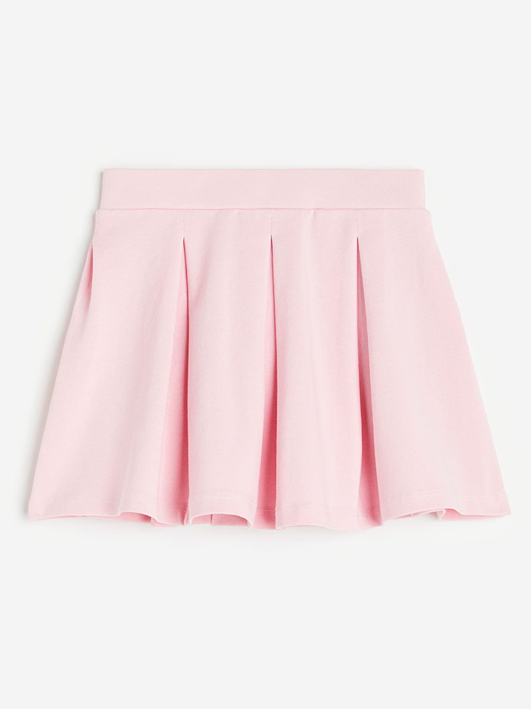 

H&M Girls Pleated Jersey Skirt, Pink