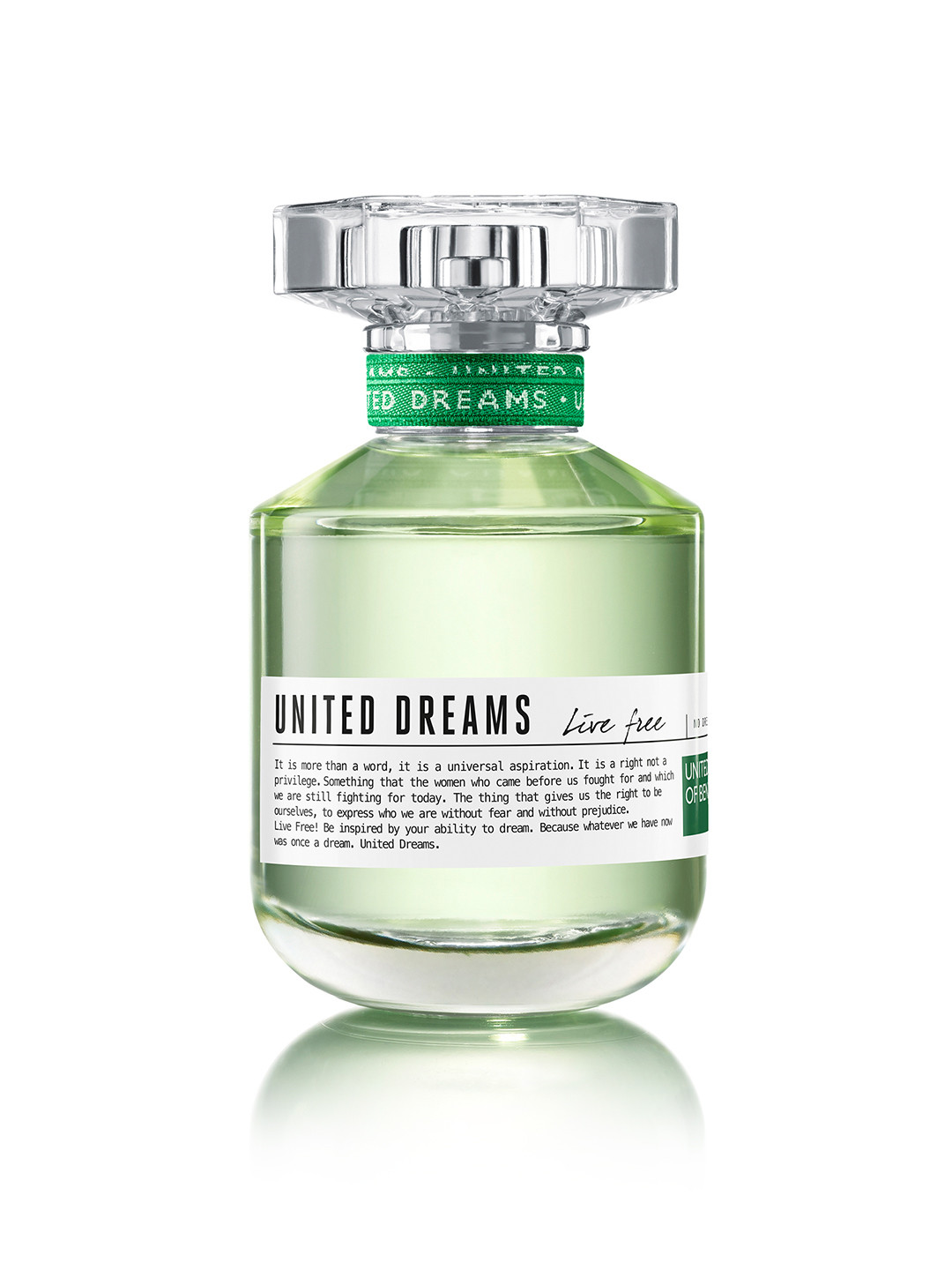 

United Colors of Benetton Women United Dreams Live Free Eau de Toilette 80 ml, Green