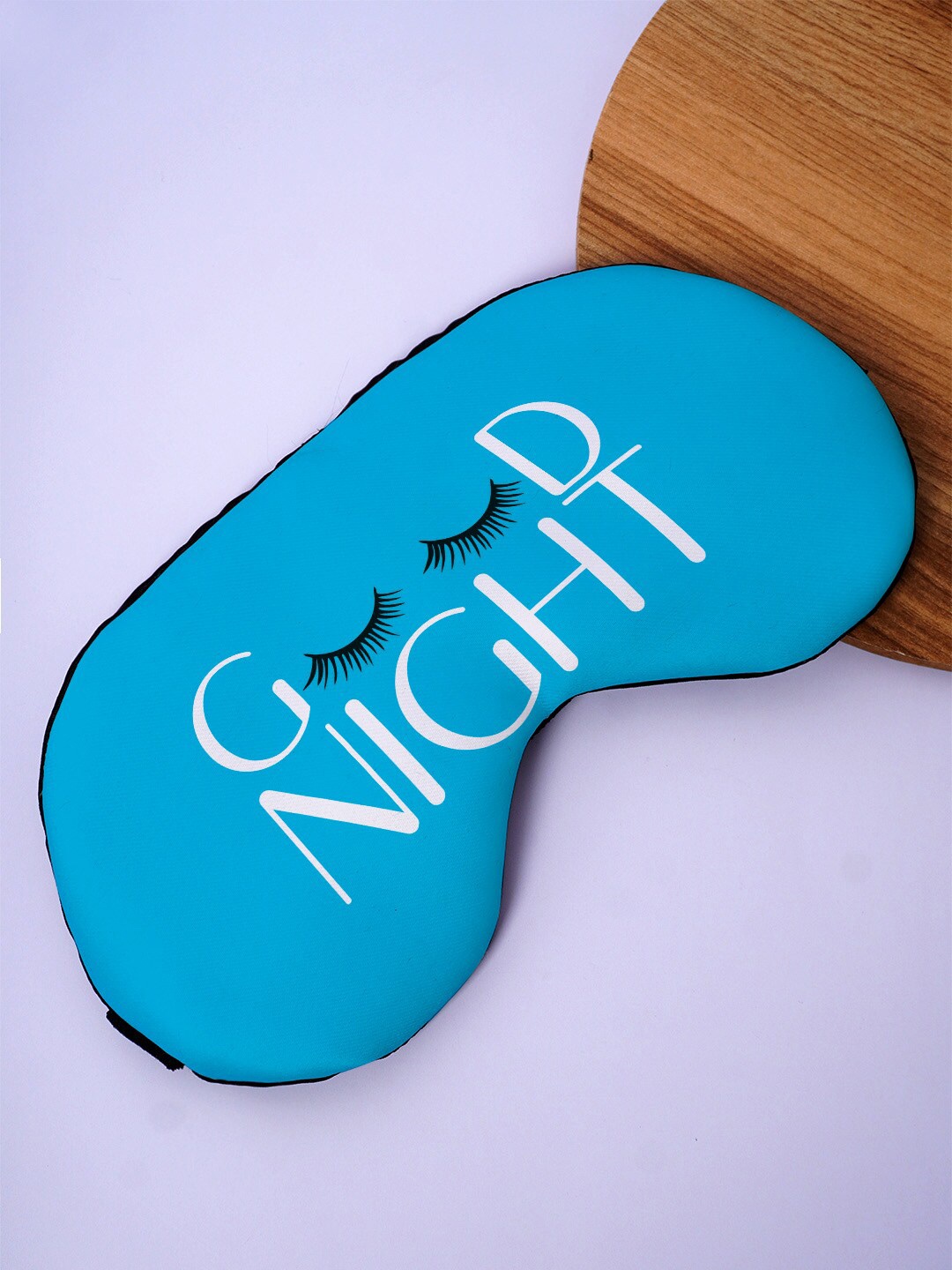 

Crazy Corner Adorable Good Night Printed Black Out Fabric Eye Mask, Blue