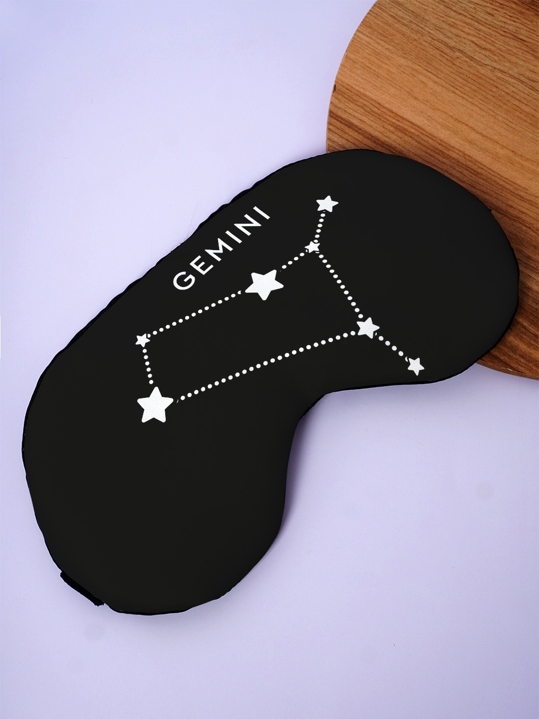 

Crazy Corner Gemini Quote Printed Black Out Fabric Eye Mask