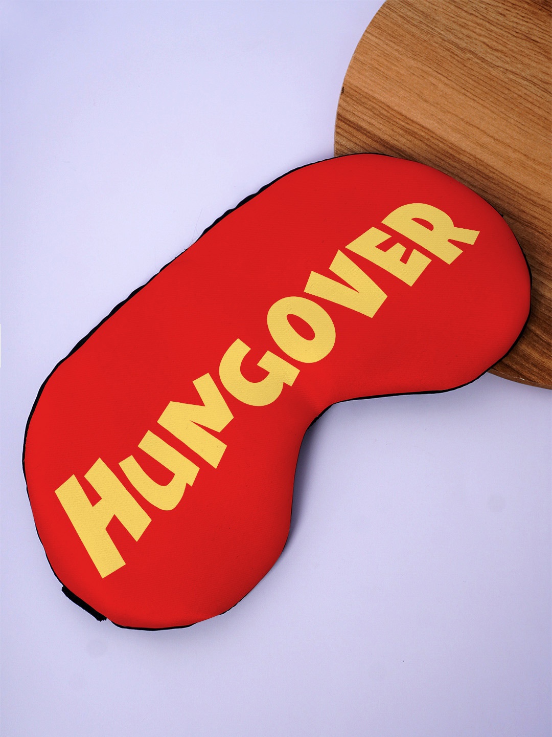 

Crazy Corner Hungover Printed Black Out Fabric Eye Mask, Red