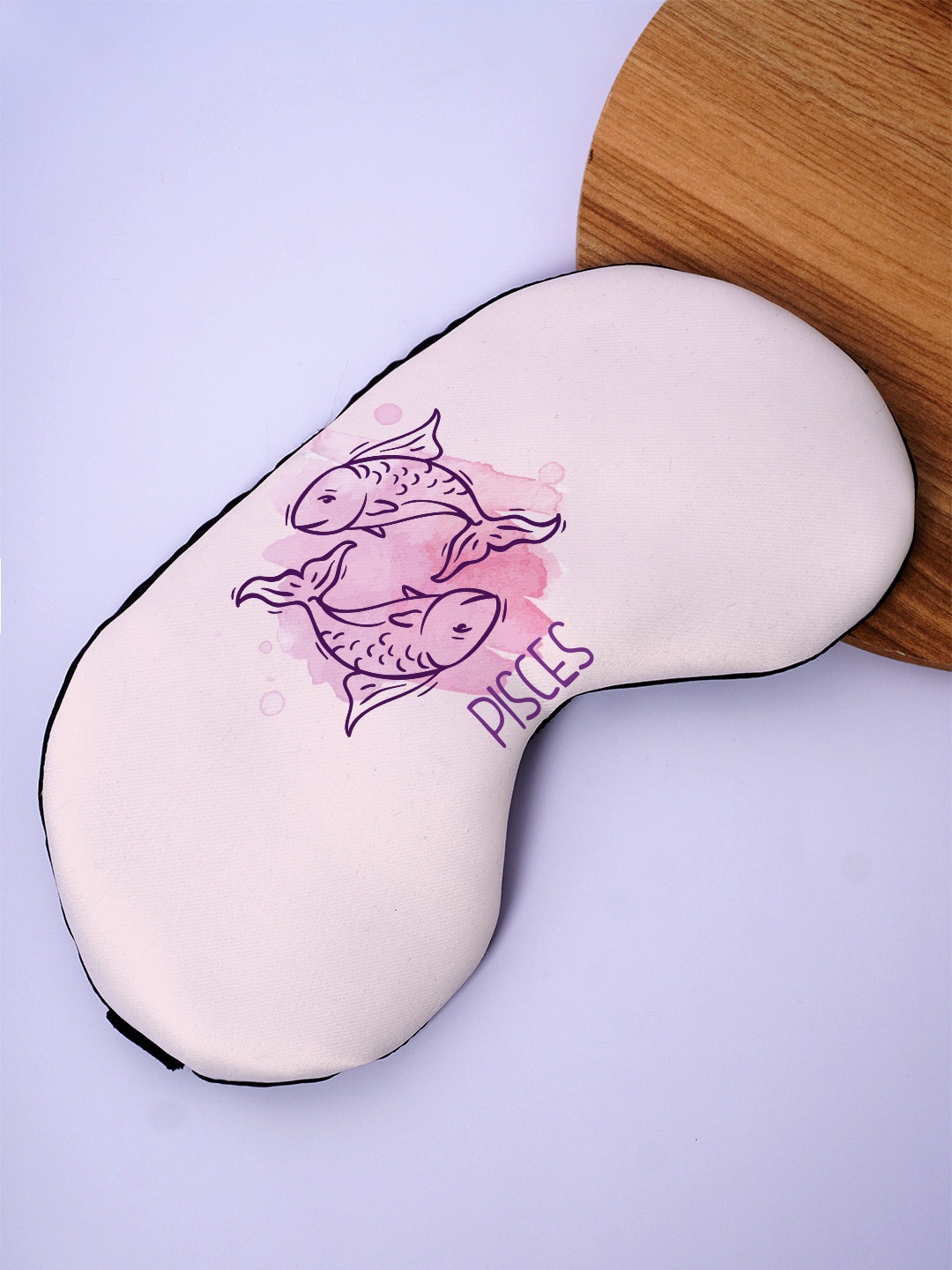 

Crazy Corner Pisces Printed Black Out Fabric Eye Mask, Pink