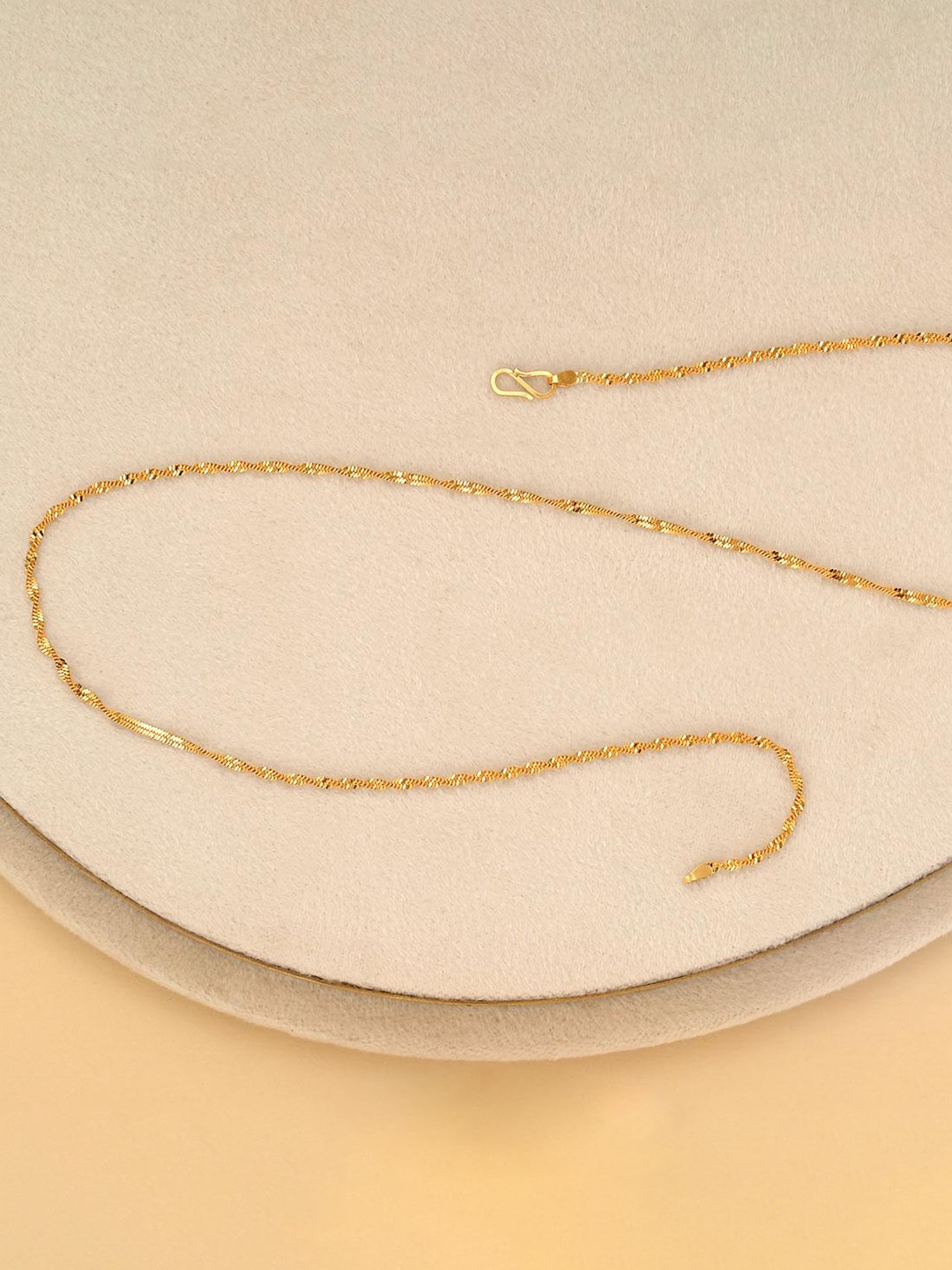 

CANDERE A KALYAN JEWELLERS COMPANY Men 22KT BIS Hallmark Gold Chain