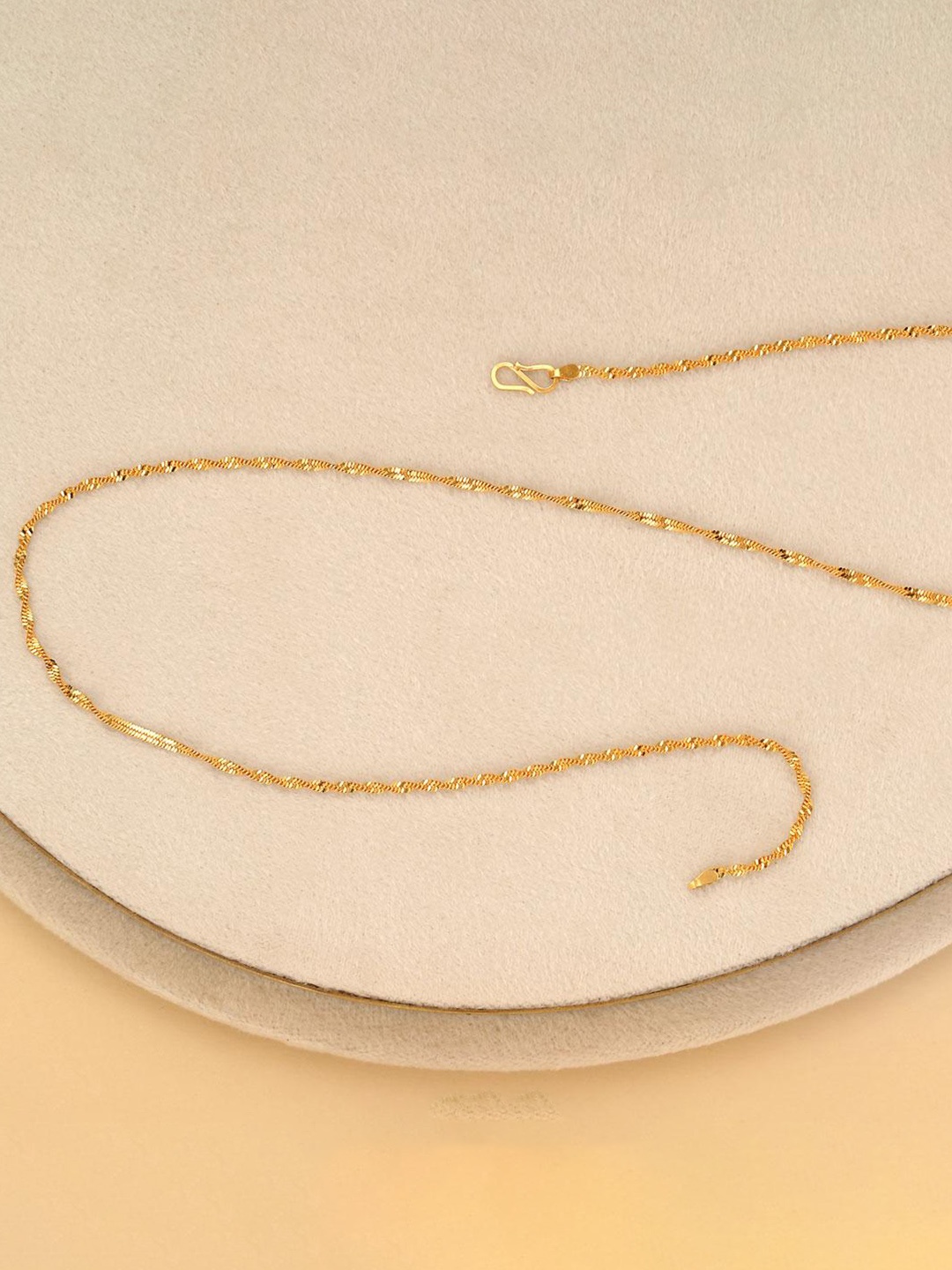 

CANDERE A KALYAN JEWELLERS COMPANY Men 22KT BIS Hallmark Gold Chain