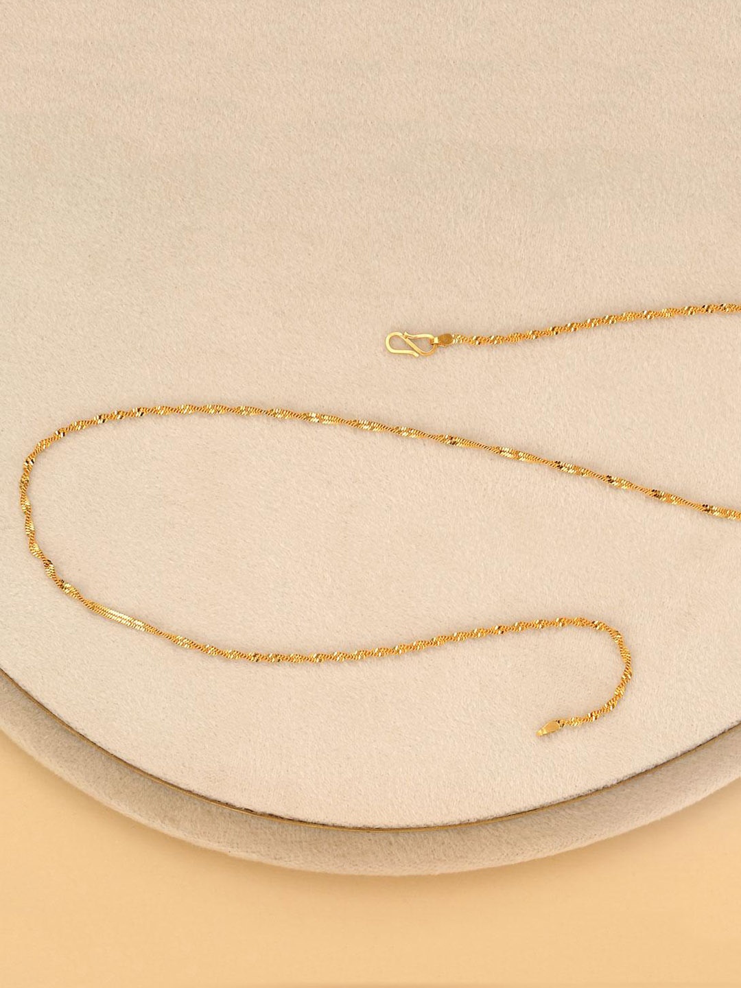 

CANDERE A KALYAN JEWELLERS COMPANY Men 18KT BIS Hallmark Gold Chain- 5.6 g