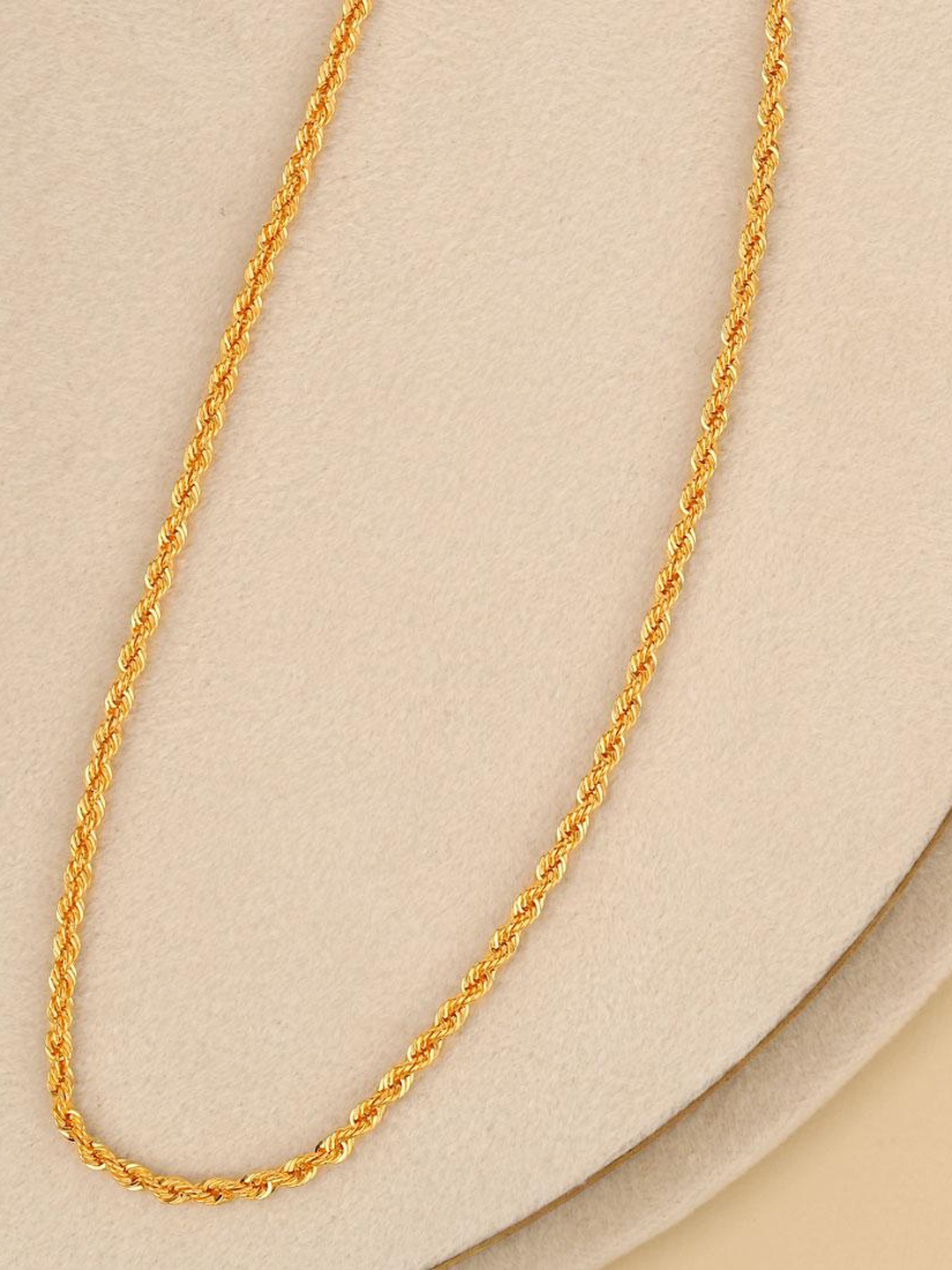 

CANDERE A KALYAN JEWELLERS COMPANY Men 18KT BIS Hallmark Gold Chain- 5.71 gm