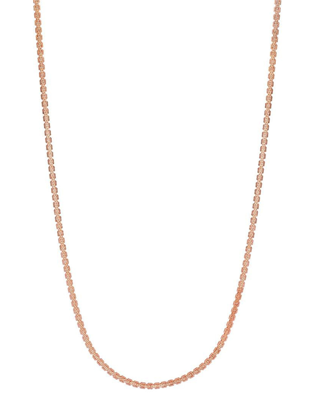 

CANDERE A KALYAN JEWELLERS COMPANY Men 18KT BIS Hallmark Rose Gold Chain 2.32 g