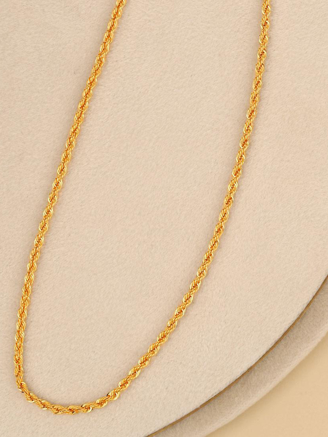 

CANDERE A KALYAN JEWELLERS COMPANY Men 18KT BIS Hallmark Gold Chain- 5.34 gm, Yellow