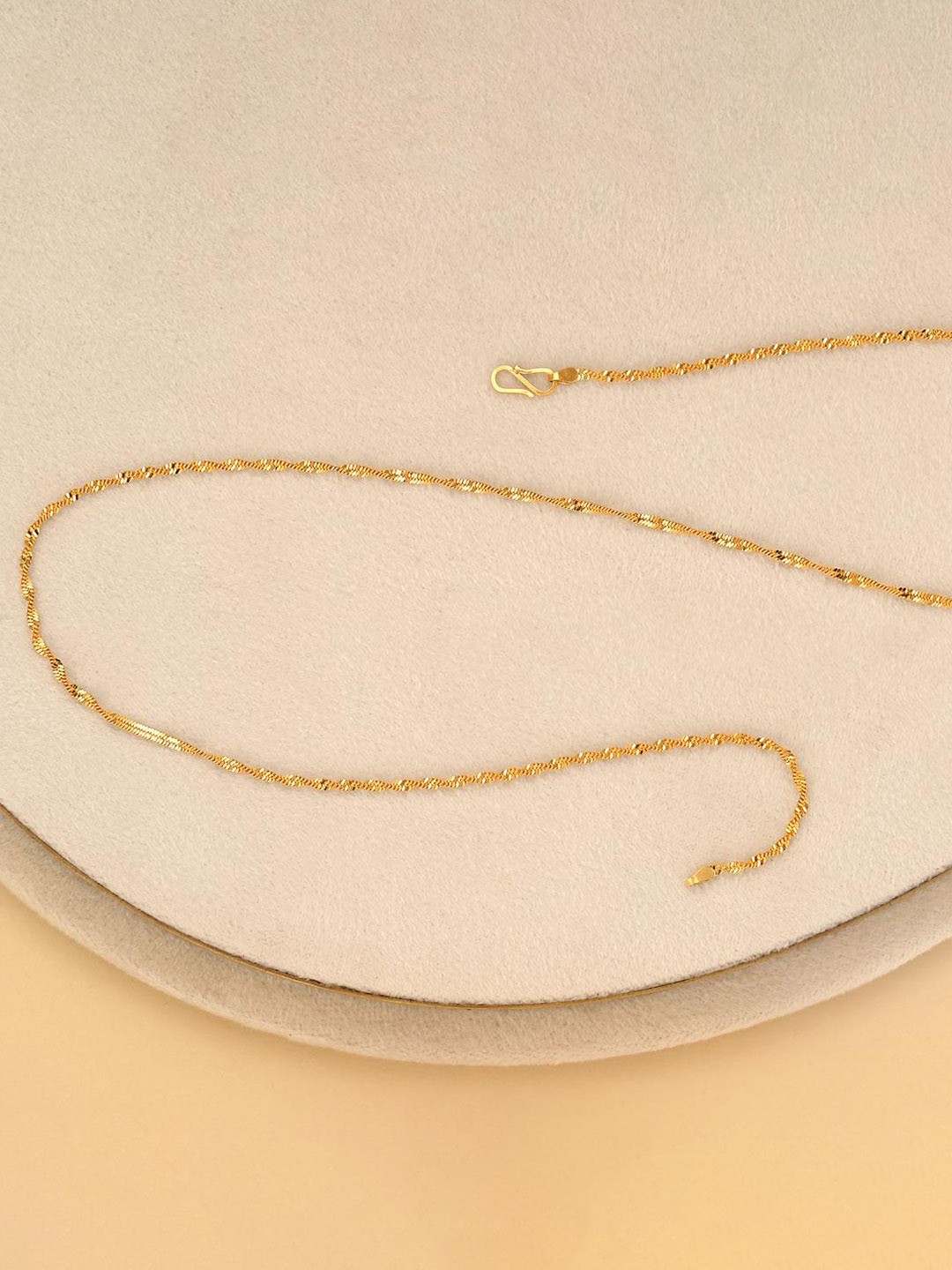 

CANDERE A KALYAN JEWELLERS COMPANY Men 22KT BIS Hallmark Gold Chain