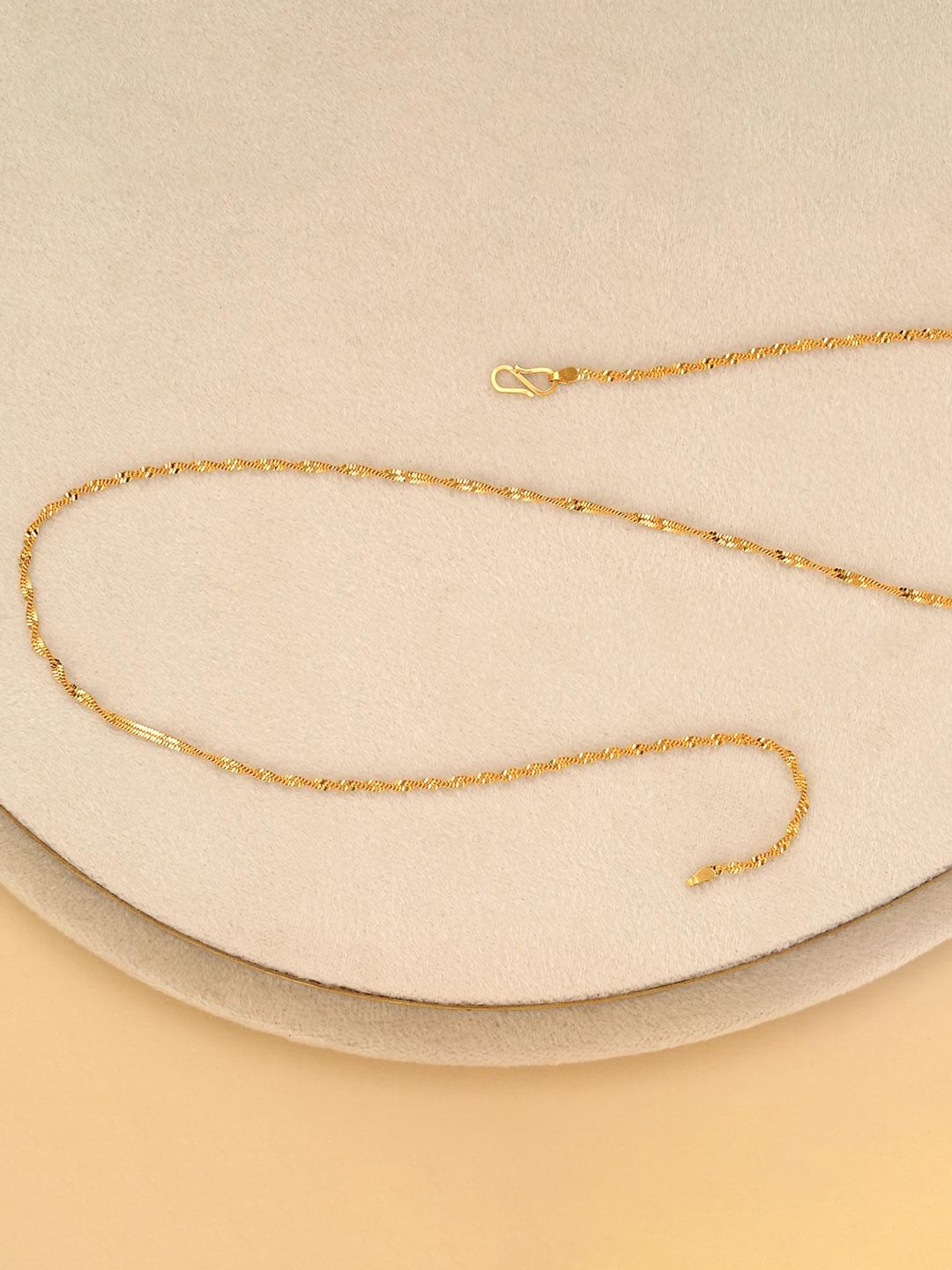 

CANDERE A KALYAN JEWELLERS COMPANY Men 22KT BIS Hallmark Gold Chain