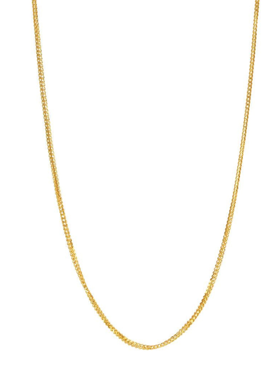 

CANDERE A KALYAN JEWELLERS COMPANY Men 18KT BIS Hallmark Gold Chain-3.55 g