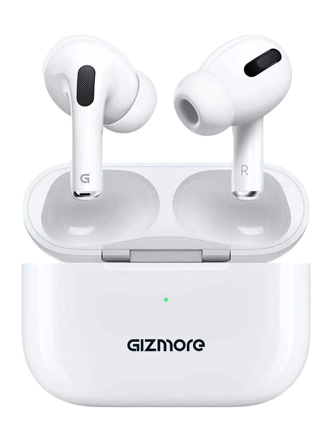 

GIZMORE True Lighting Bass Pods Touch Response Wireless In-Ear Earphones, White