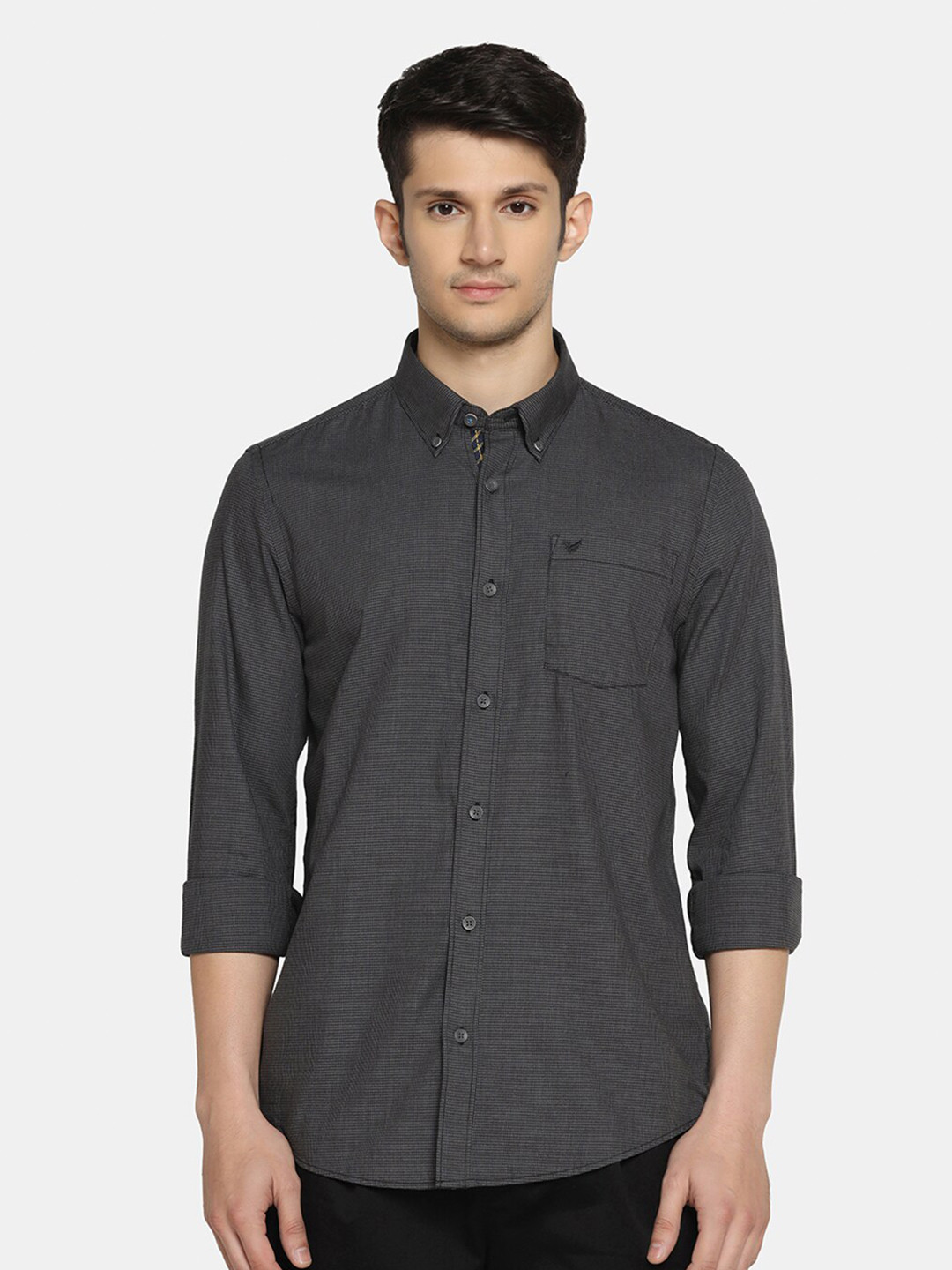 

Blackberrys Slim Fit Pure Cotton Casual Shirt, Grey