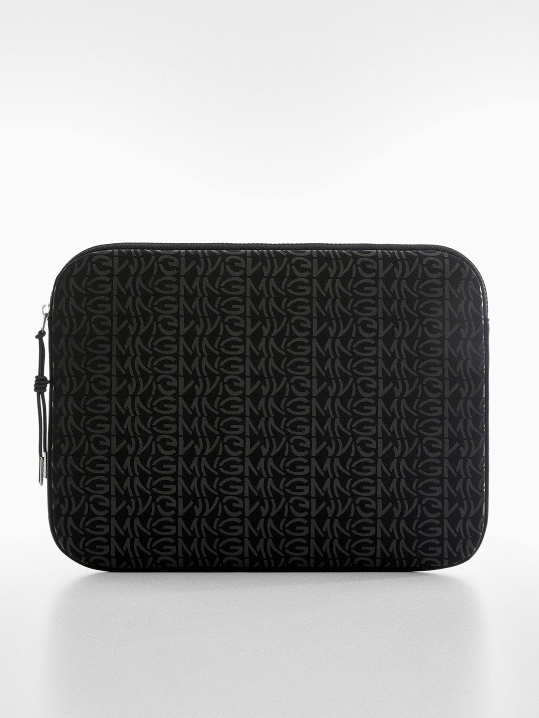 

MANGO Women Brand Logo Printed Laptop Sleeve, Black