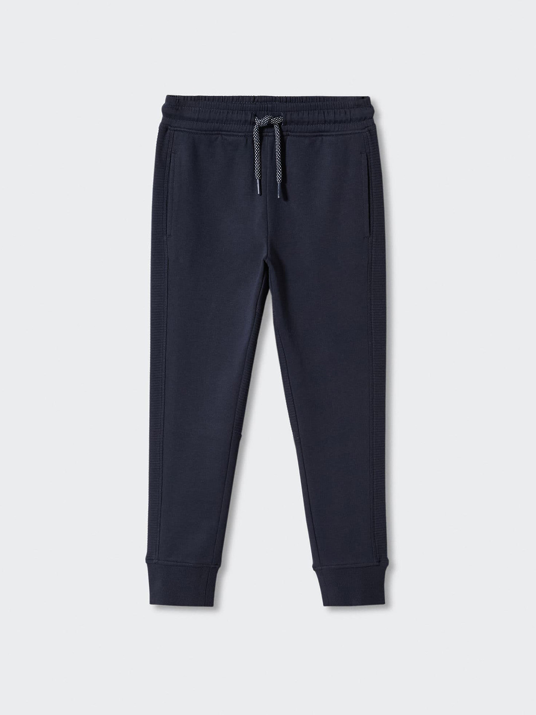 

Mango Kids Boys Pure Cotton Sustainable Joggers, Navy blue