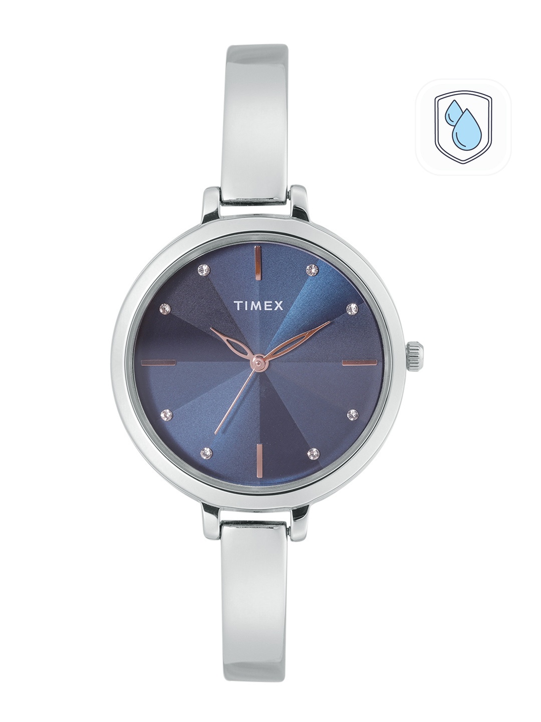 

Timex Women Bracelet Style Straps Analogue Watch TWEL128SMU04, Blue