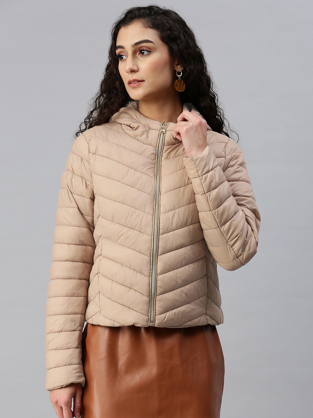 

London Rag Puffer Jacket, Khaki