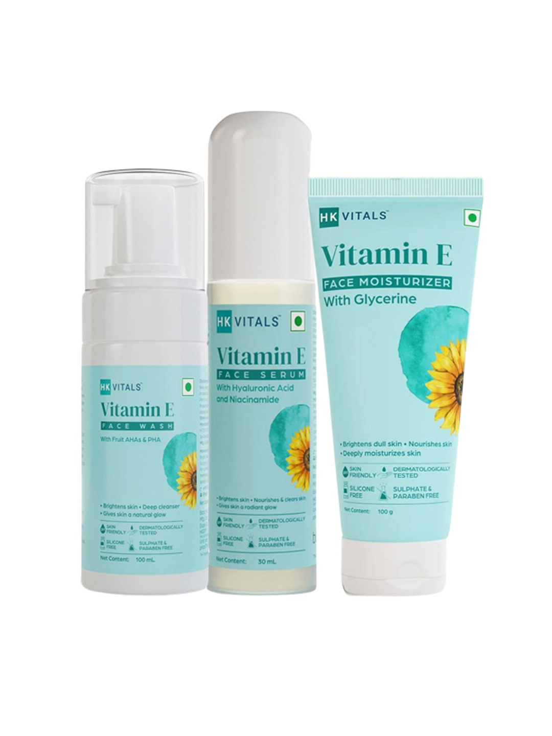 

HK VITALS Vitamin E Skin Care Gift Set - 230ml, Blue