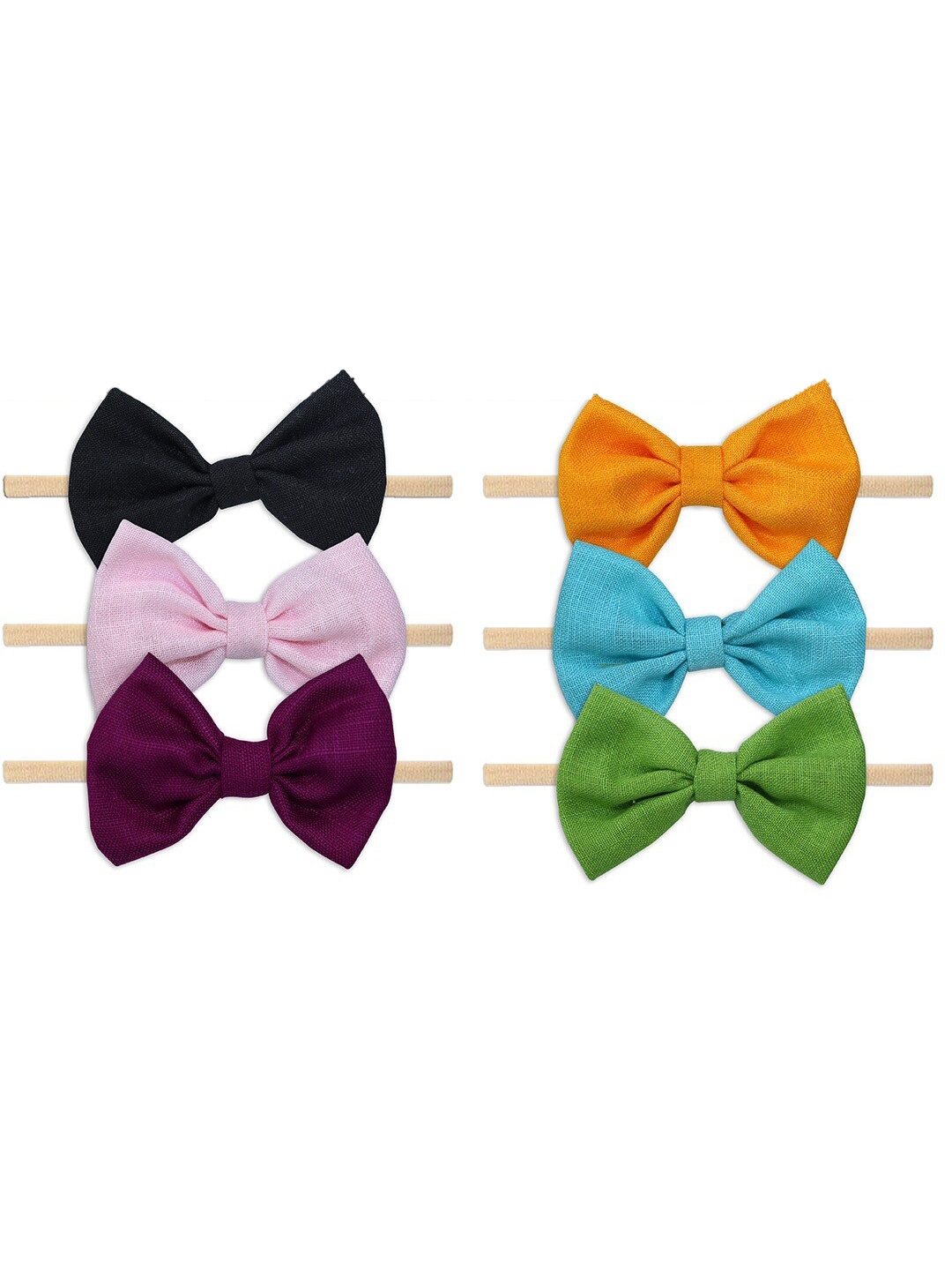 

Krelin Women Set of 6 Hairbands, Black