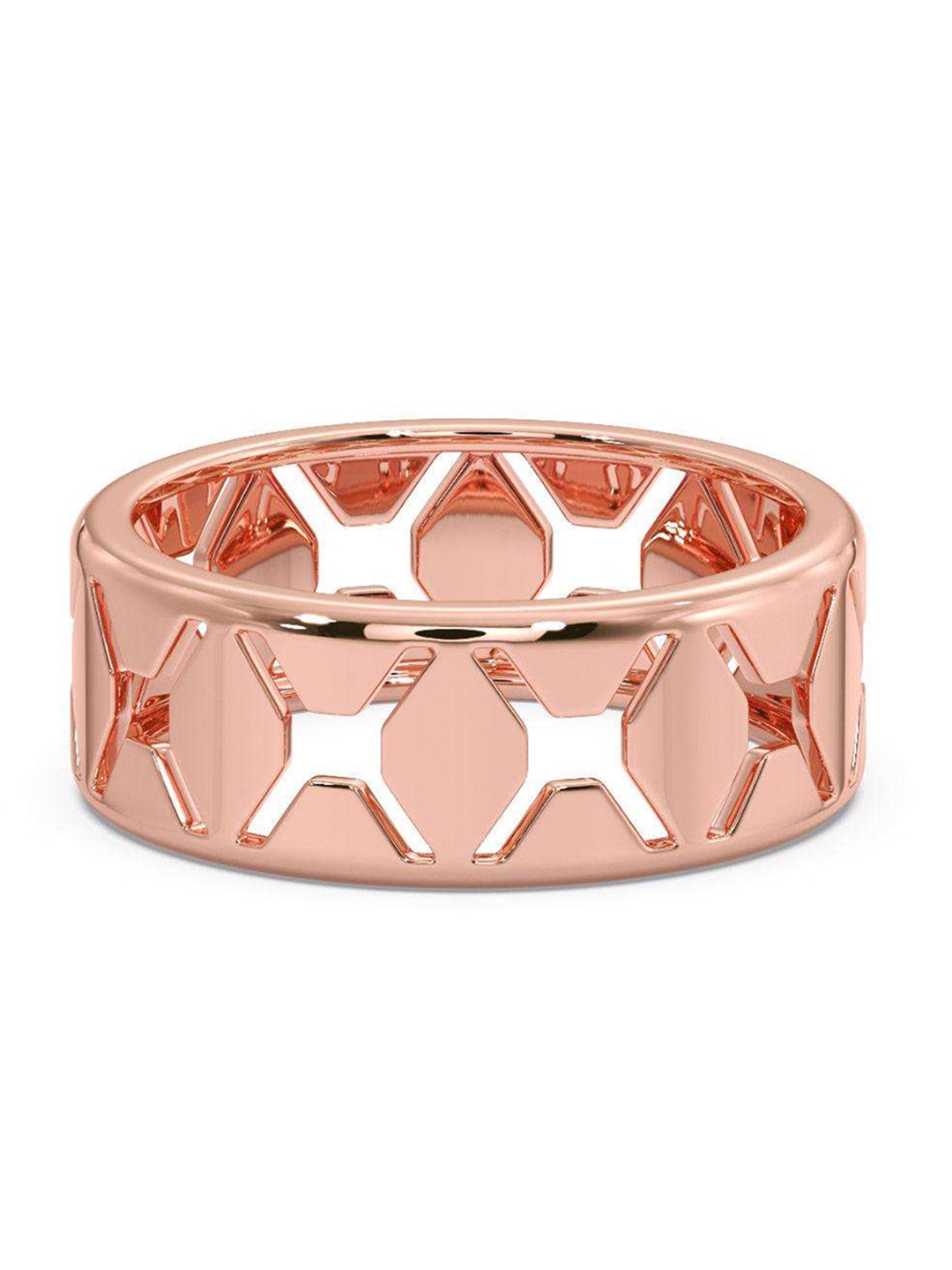 

CANDERE A KALYAN JEWELLERS COMPANY Men 18KT Rose Gold Ring - 4.32 gm