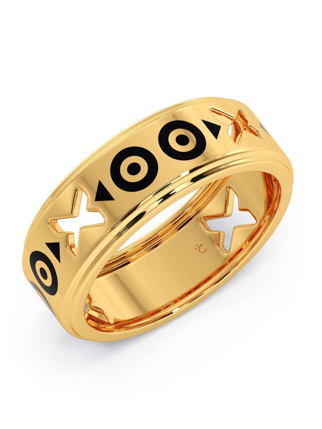 

CANDERE A KALYAN JEWELLERS COMPANY Men 14KT Gold Finger Ring-4.27gm