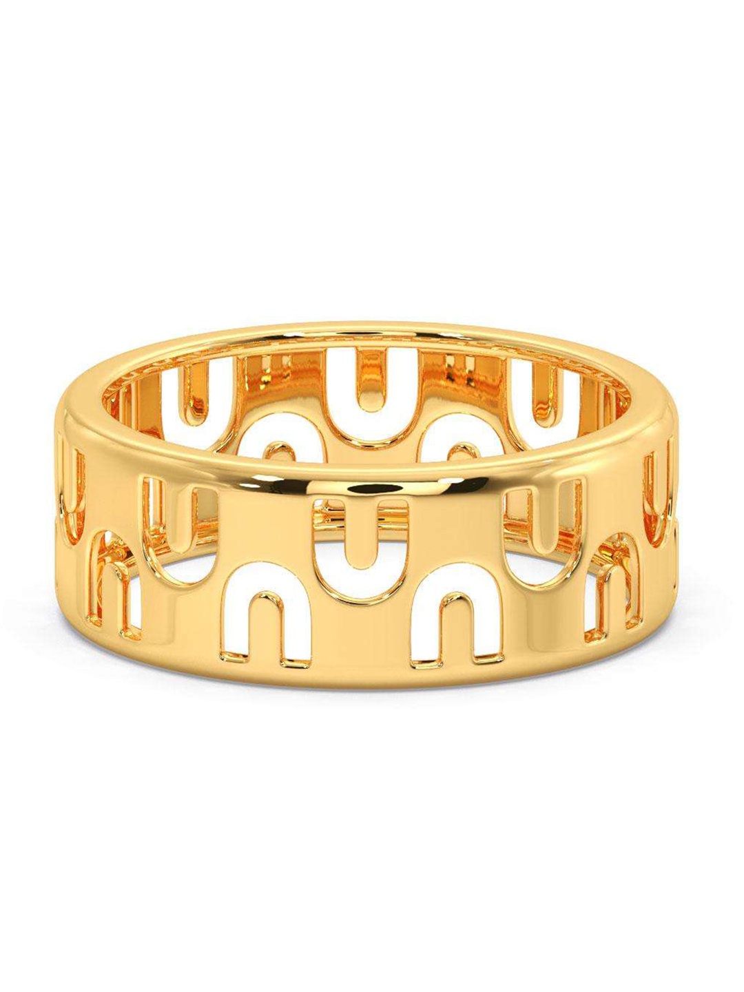 

CANDERE A KALYAN JEWELLERS COMPANY Men 14KT Gold Finger Ring-3.07gm