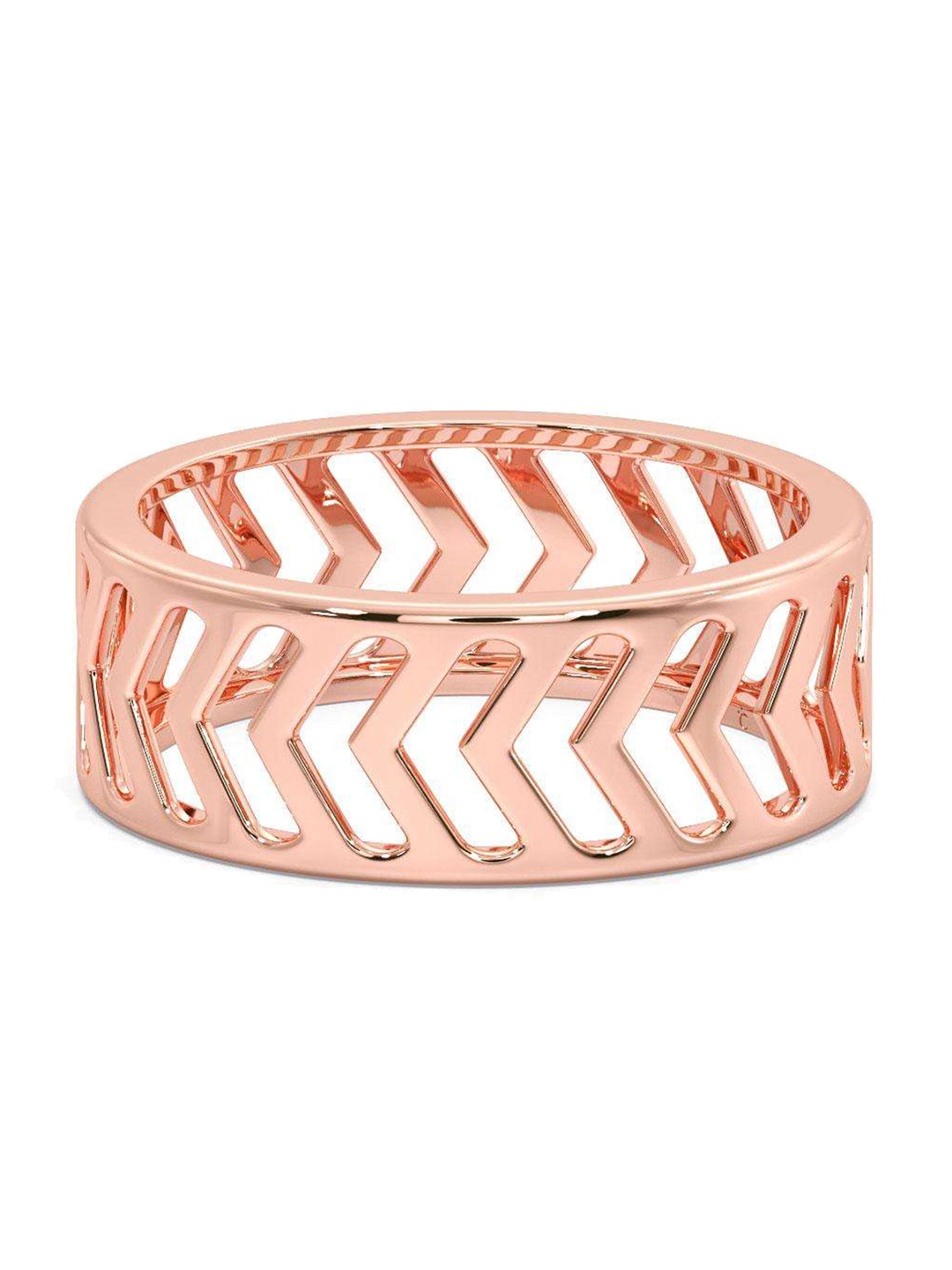 

CANDERE A KALYAN JEWELLERS COMPANY Men 14KT Rose Gold Ring - 3.16 g