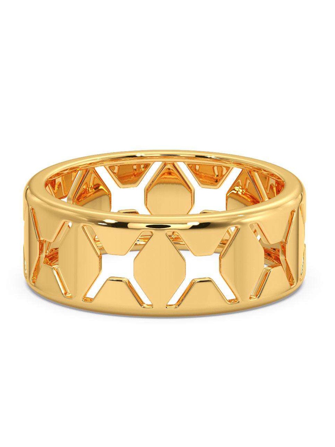 

CANDERE A KALYAN JEWELLERS COMPANY Men 14KT Gold Ring - 3.94 gm