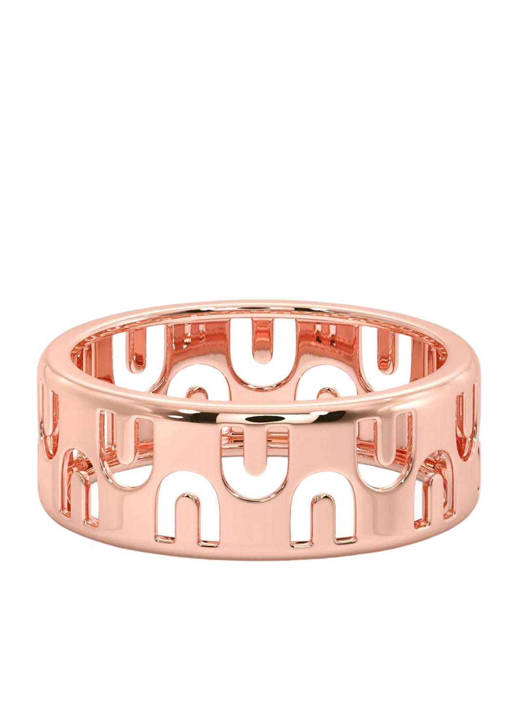 

CANDERE A KALYAN JEWELLERS COMPANY Men 14KT Rose Gold Ring-3.07gm