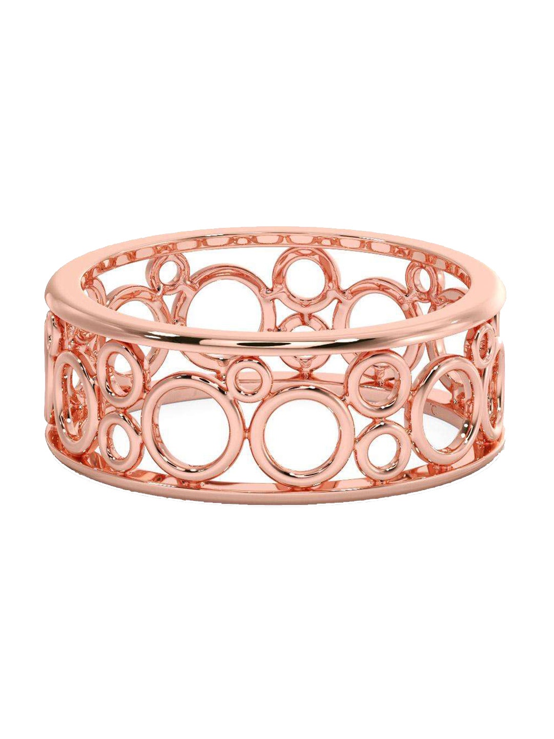 

CANDERE A KALYAN JEWELLERS COMPANY Men 14KT Rose Gold Finger Ring-3.05gm