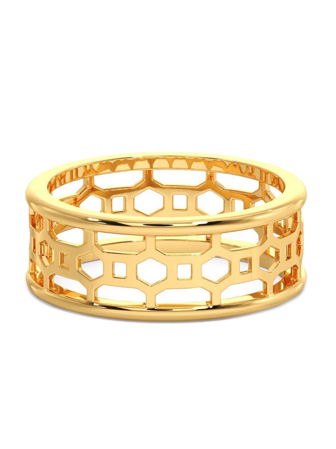 

CANDERE A KALYAN JEWELLERS COMPANY Men 14KT Gold Ring 3.34 g