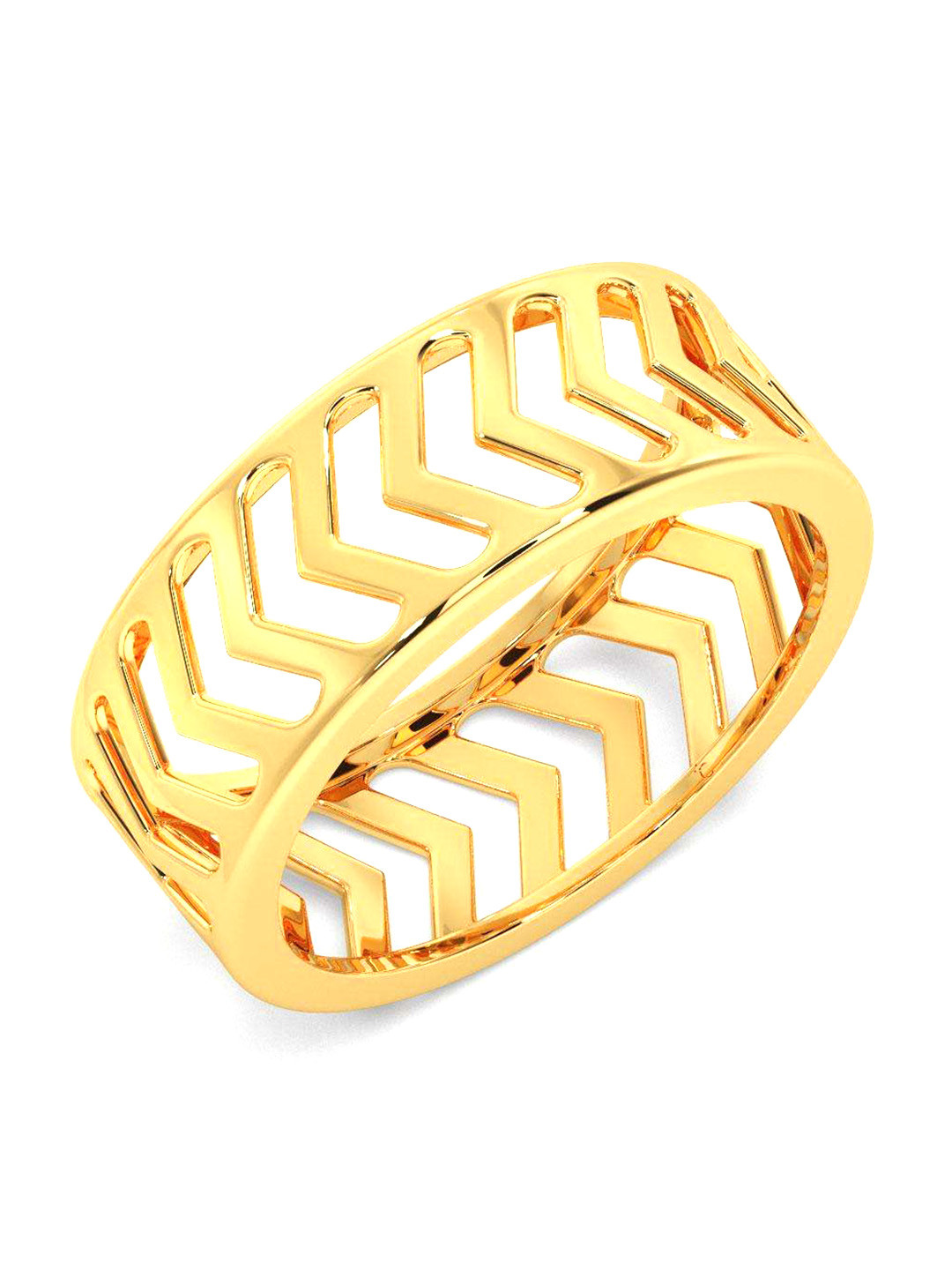

CANDERE A KALYAN JEWELLERS COMPANY Men 14KT BIS Hallmark Gold Ring - 3.03gm