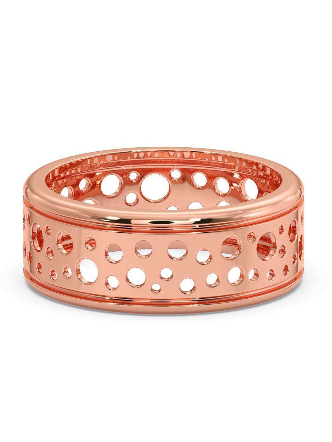 

CANDERE A KALYAN JEWELLERS COMPANY Men 14KT Rose Gold Ring-4.03gm