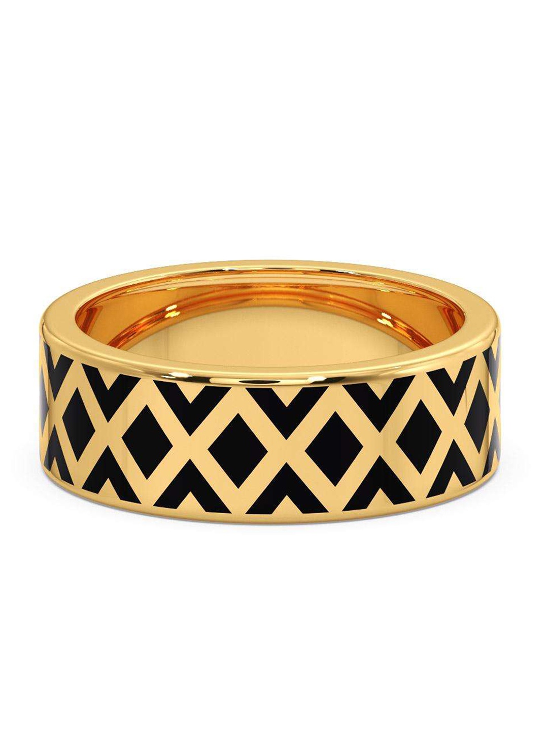 

CANDERE A KALYAN JEWELLERS COMPANY Men 18KT BIS Hallmark Gold Finger Ring-5.22gm