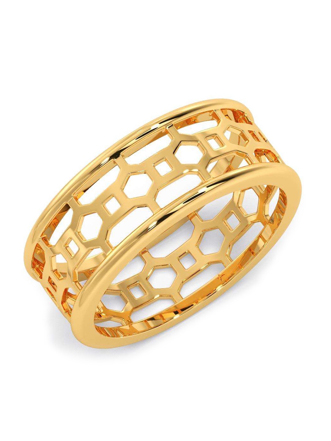 

CANDERE A KALYAN JEWELLERS COMPANY Men 14KT Gold Ring 3.05 g