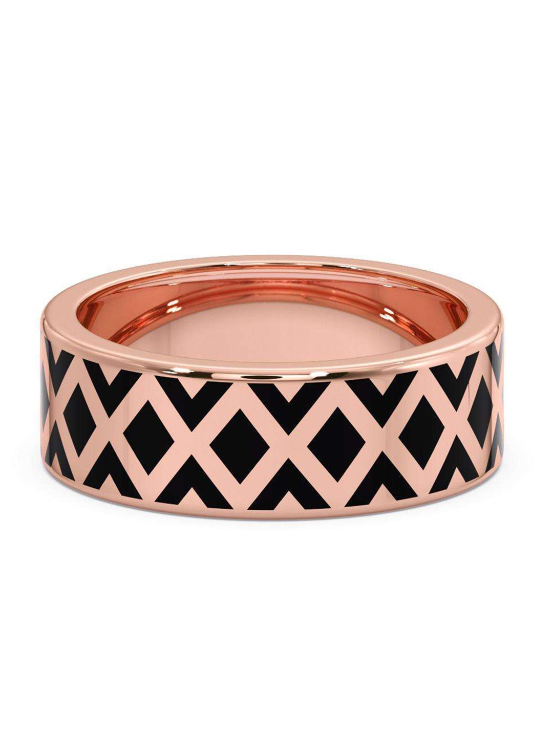 

CANDERE A KALYAN JEWELLERS COMPANY Men 14KT BIS Hallmark Rose Gold Finger Ring - 4.91 g