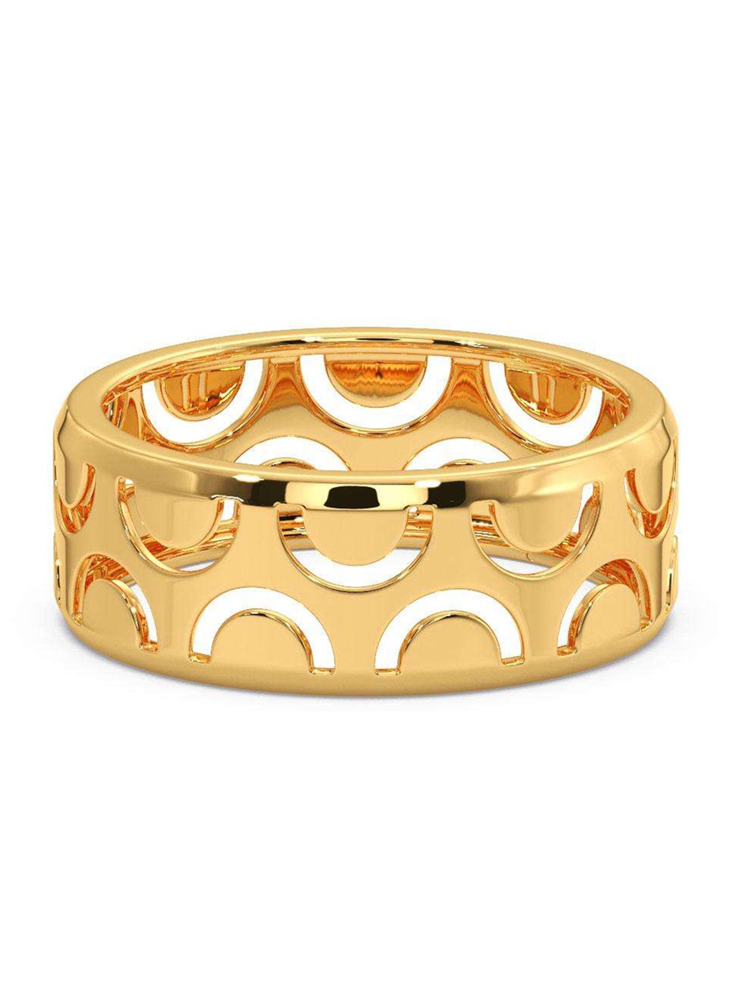 

CANDERE A KALYAN JEWELLERS COMPANY Men 18KT Gold Ring 3.83 g