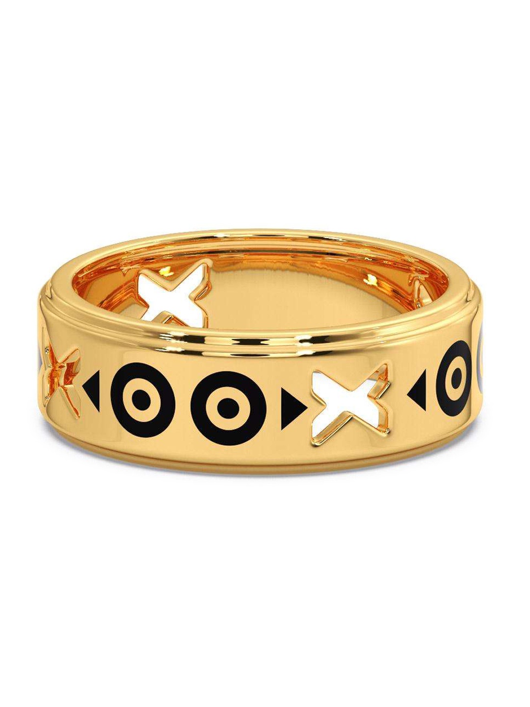 

CANDERE A KALYAN JEWELLERS COMPANY Men 18KT BIS Hallmark Gold Ring - 6.11 gm