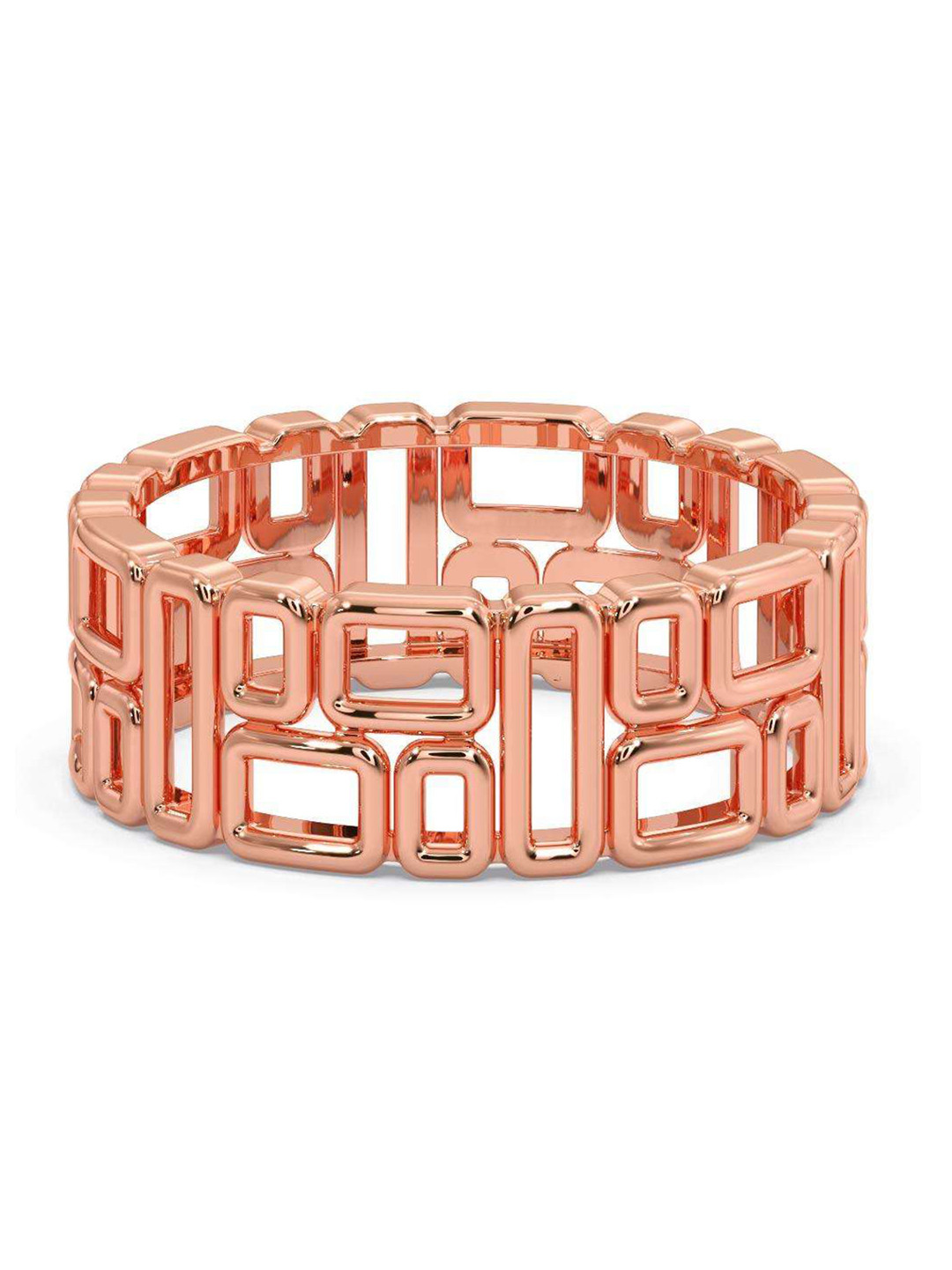 

CANDERE A KALYAN JEWELLERS COMPANY Men 14KT Rose Gold Ring-3.07gm
