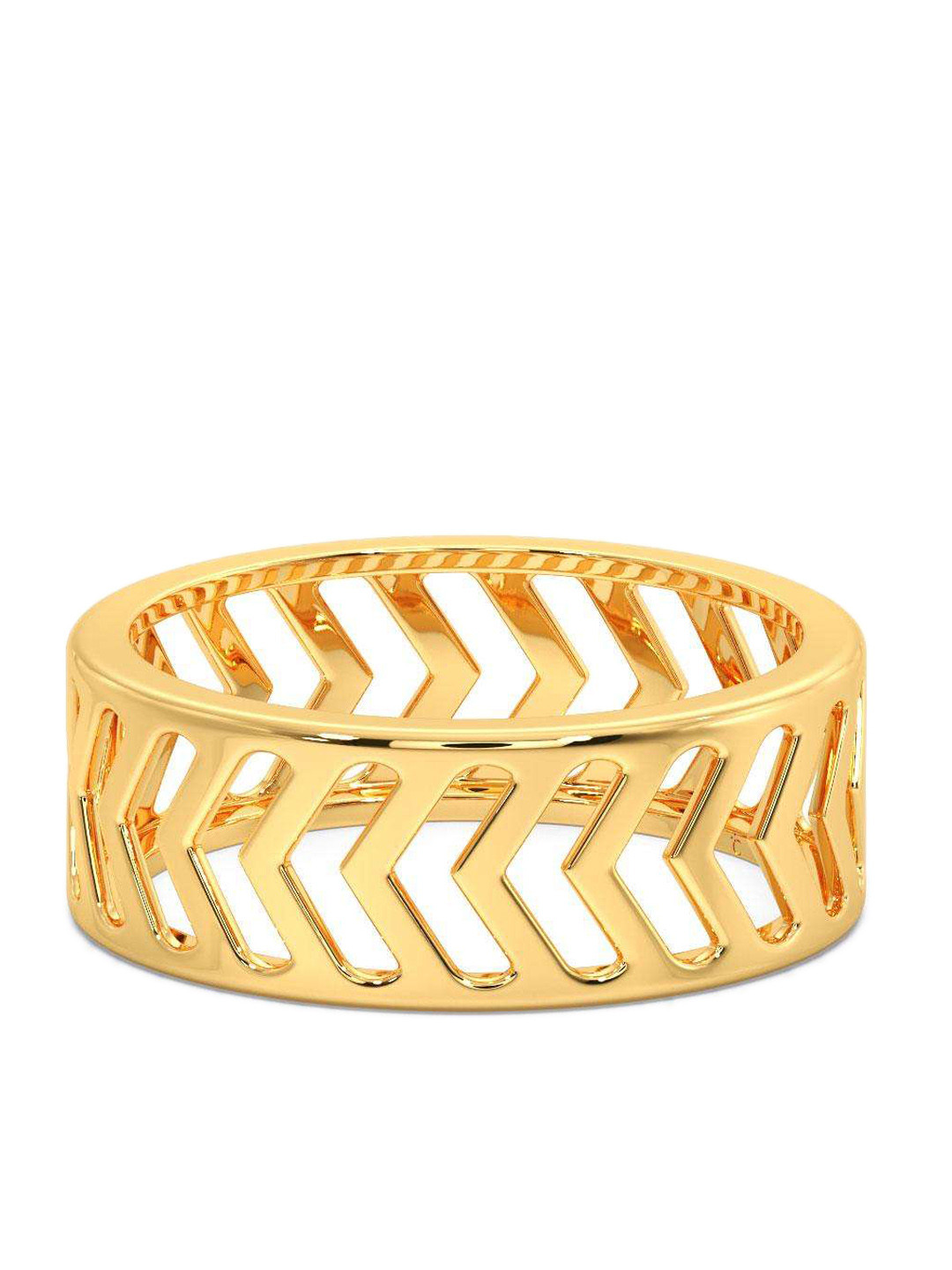 

CANDERE A KALYAN JEWELLERS COMPANY Men 18KT Gold Ring 3.72 g