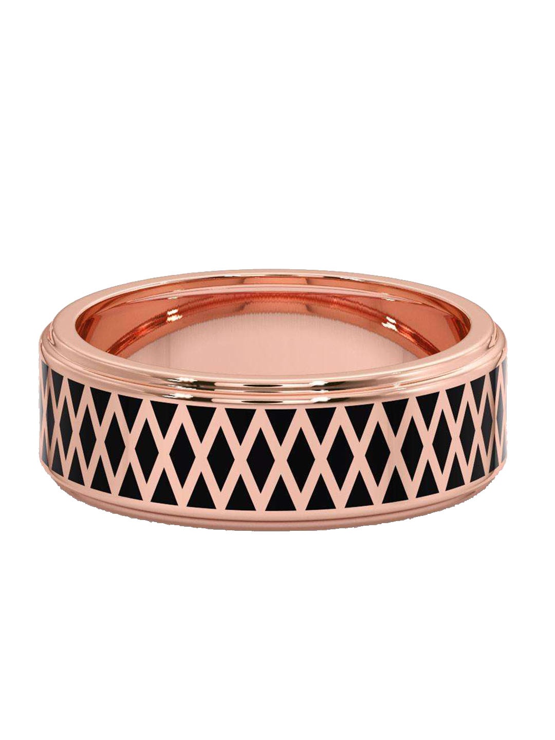 

CANDERE A KALYAN JEWELLERS COMPANY Men 14KT BIS Hallmark Rose Gold Ring- 4.73 g