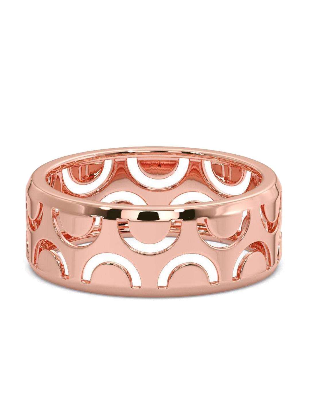 

CANDERE A KALYAN JEWELLERS COMPANY Men 14KT Rose Gold Ring-3.15gm