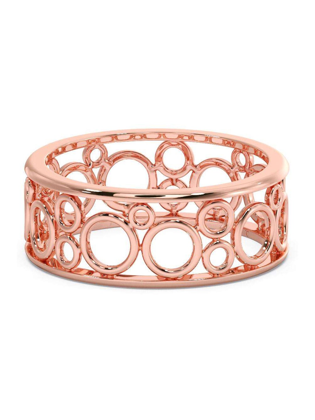 

CANDERE A KALYAN JEWELLERS COMPANY Men 14KT BIS Hallmark Rose Gold Finger Ring-3.53gm